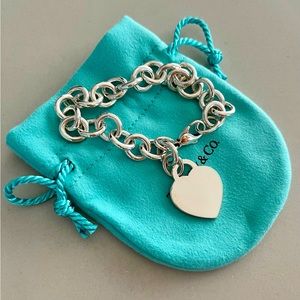 Classic Tiffany and Co. Heart bracelet